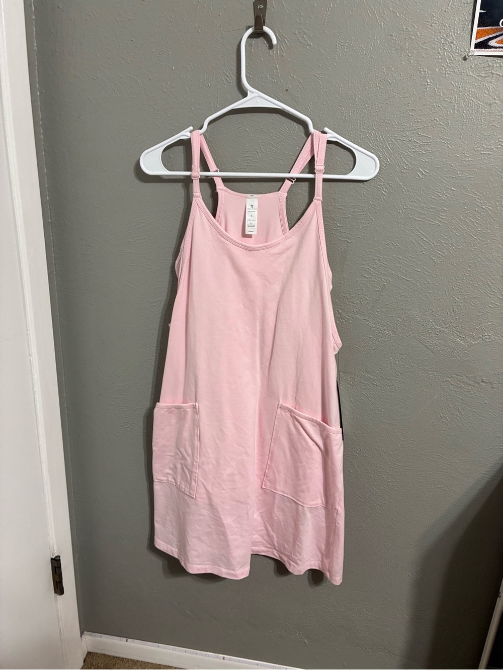 Yogalicious Light Pink Casual Romper with Pockets